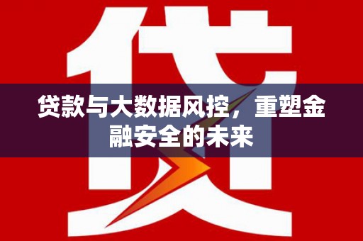 郊区贷款与大数据风控，重塑金融安全的未来