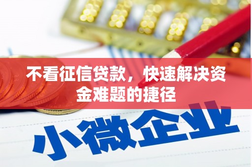 郊区不看征信贷款，快速解决资金难题的捷径