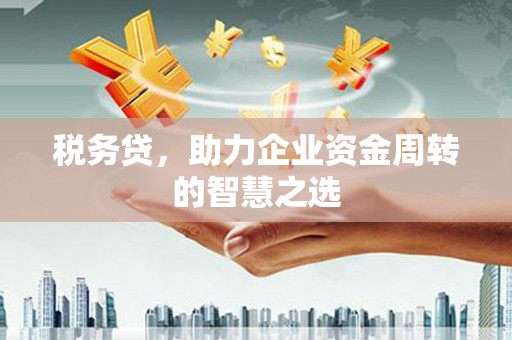 郊区税务贷，助力企业资金周转的智慧之选