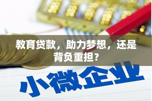 郊区教育贷款，助力梦想，还是背负重担？