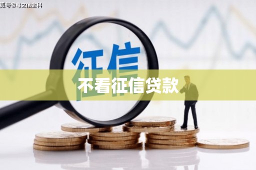 郊区不看征信贷款
