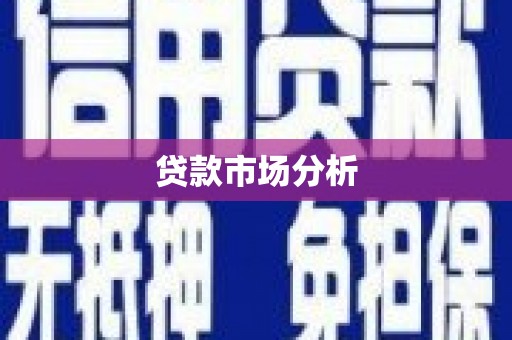 郊区贷款市场分析