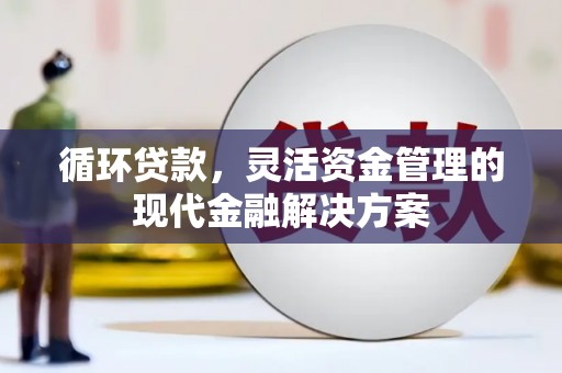 郊区循环贷款，灵活资金管理的现代金融解决方案