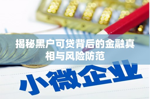 郊区揭秘黑户可贷背后的金融真相与风险防范
