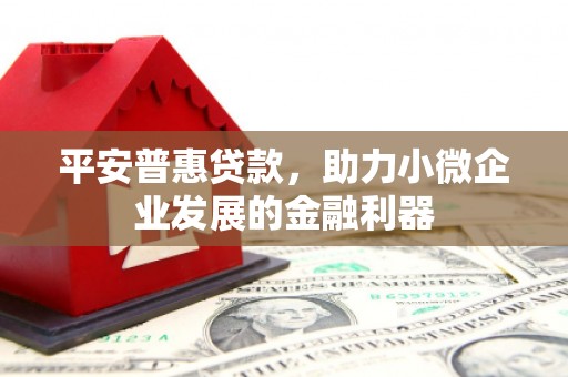 郊区平安普惠贷款，助力小微企业发展的金融利器