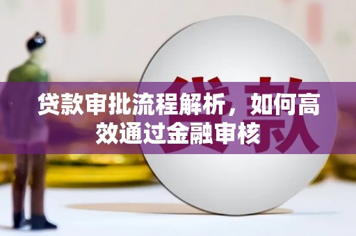 郊区贷款审批流程解析，如何高效通过金融审核