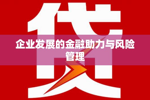 郊区企业发展的金融助力与风险管理