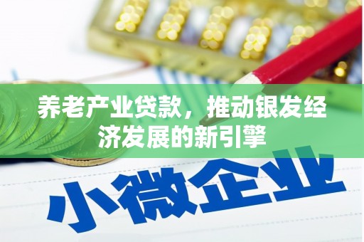 郊区养老产业贷款，推动银发经济发展的新引擎