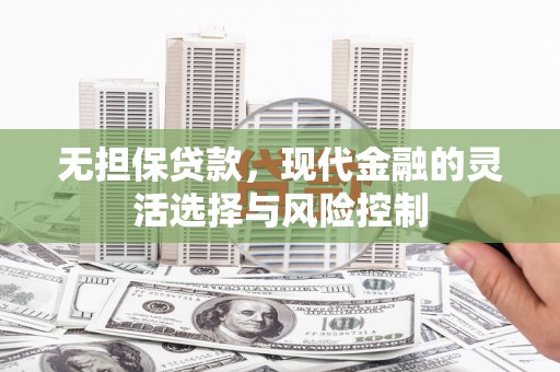 郊区无担保贷款，现代金融的灵活选择与风险控制