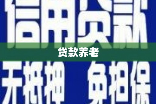 郊区贷款养老