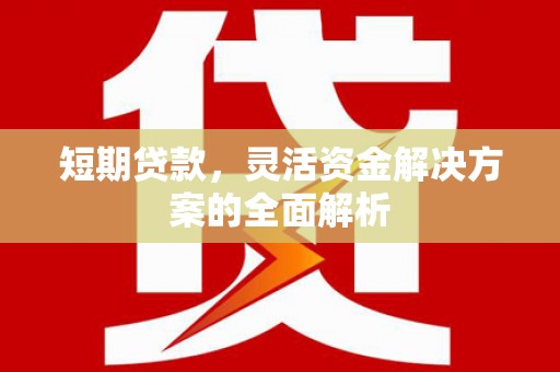 郊区短期贷款，灵活资金解决方案的全面解析