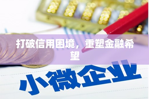 郊区打破信用困境，重塑金融希望
