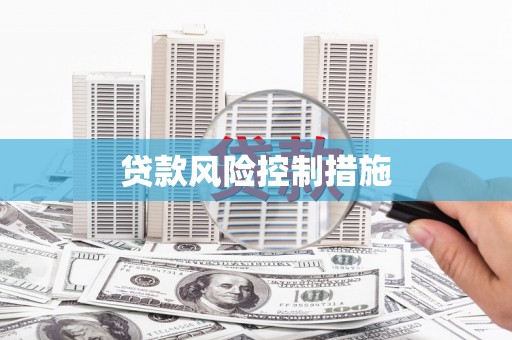 郊区贷款风险控制措施