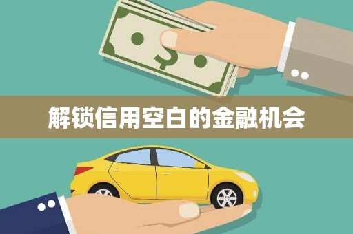 郊区解锁信用空白的金融机会