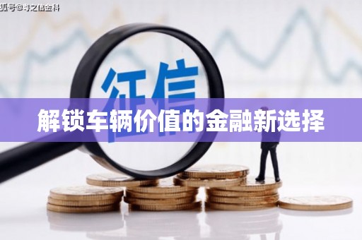 郊区解锁车辆价值的金融新选择