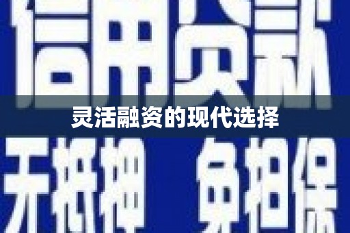 郊区灵活融资的现代选择