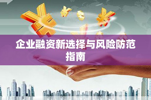 郊区企业融资新选择与风险防范指南