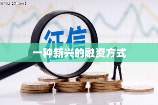 郊区一种新兴的融资方式